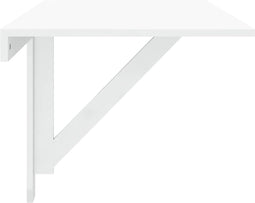 vidaXL Wandtafel inklapbaar 100x60x56 cm bewerkt hout hoogglans wit