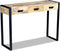 vidaXL - Wandtafel - met - 3 - lades - 110x35x78 - cm - massief - mangohout