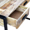 vidaXL - Wandtafel - met - 3 - lades - 110x35x78 - cm - massief - mangohout