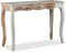 vidaXL - Wandtafel - met - 3 - lades - 110x40x76 - cm - massief - sheeshamhout