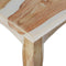 vidaXL - Wandtafel - met - 3 - lades - 110x40x76 - cm - massief - sheeshamhout