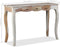 vidaXL - Wandtafel - met - 3 - lades - 110x40x76 - cm - massief - sheeshamhout