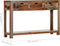 vidaXL - Wandtafel - met - 3 - lades - 120x30x75 - cm - massief - sheeshamhout