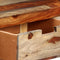 vidaXL - Wandtafel - met - 3 - lades - 120x30x75 - cm - massief - sheeshamhout