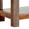 vidaXL - Wandtafel - met - 3 - lades - 120x30x75 - cm - massief - sheeshamhout