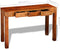 vidaXL - Wandtafel - met - 3 - lades - 80 - cm - massief - sheeshamhout