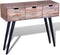 vidaXL - Wandtafel - met - 3 - lades - gerecycled - teakhout
