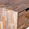 vidaXL - Wandtafel - met - 3 - lades - gerecycled - teakhout
