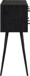 vidaXL - Wandtafel - met - lades - 116x30x76 - cm - massief - gerecycled - teakhout
