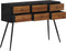vidaXL - Wandtafel - met - lades - 116x30x76 - cm - massief - gerecycled - teakhout