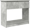 vidaXL - Wandtafel - met - lades - 85,5x38,5x74,5 - cm - betongrijs