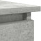 vidaXL - Wandtafel - met - lades - 85,5x38,5x74,5 - cm - betongrijs