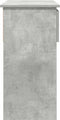 vidaXL - Wandtafel - met - lades - 85,5x38,5x74,5 - cm - betongrijs