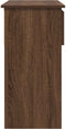 vidaXL - Wandtafel - met - lades - 85,5x38,5x74,5 - cm - bruin - eikenkleurig