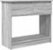 vidaXL - Wandtafel - met - lades - 85,5x38,5x74,5 - cm - grijs - Sonoma