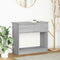 vidaXL - Wandtafel - met - lades - 85,5x38,5x74,5 - cm - grijs - Sonoma