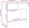 vidaXL - Wandtafel - met - lades - 85,5x38,5x74,5 - cm - grijs - Sonoma
