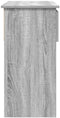 vidaXL - Wandtafel - met - lades - 85,5x38,5x74,5 - cm - grijs - Sonoma