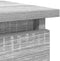 vidaXL - Wandtafel - met - lades - 85,5x38,5x74,5 - cm - grijs - Sonoma