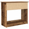 vidaXL - Wandtafel - met - lades - 85,5x38,5x74,5 - cm - oud - hout
