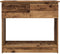 vidaXL - Wandtafel - met - lades - 85,5x38,5x74,5 - cm - oud - hout