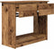 vidaXL - Wandtafel - met - lades - 85,5x38,5x74,5 - cm - oud - hout