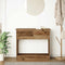 vidaXL - Wandtafel - met - lades - 85,5x38,5x74,5 - cm - oud - hout