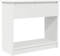 vidaXL - Wandtafel - met - lades - 85,5x38,5x74,5 - cm - wit