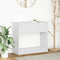 vidaXL - Wandtafel - met - lades - 85,5x38,5x74,5 - cm - wit