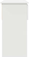 vidaXL - Wandtafel - met - lades - 85,5x38,5x74,5 - cm - wit
