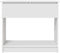 vidaXL - Wandtafel - met - lades - 85,5x38,5x74,5 - cm - wit