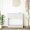 vidaXL - Wandtafel - met - lades - 85,5x38,5x74,5 - cm - wit