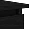 vidaXL - Wandtafel - met - lades - 85,5x38,5x74,5 - cm - zwart