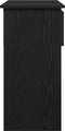 vidaXL - Wandtafel - met - lades - 85,5x38,5x74,5 - cm - zwart