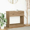 vidaXL - Wandtafel - met - lades - ambachtelijk - eikenkleurig - 85,5x38,5x74,5 - cm
