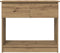 vidaXL - Wandtafel - met - lades - ambachtelijk - eikenkleurig - 85,5x38,5x74,5 - cm