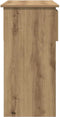 vidaXL - Wandtafel - met - lades - ambachtelijk - eikenkleurig - 85,5x38,5x74,5 - cm