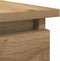 vidaXL - Wandtafel - met - lades - ambachtelijk - eikenkleurig - 85,5x38,5x74,5 - cm