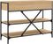 vidaXL - Wandtafel - met - lades - en - schappen - bewerkt - hout - sonoma - eikenkleur
