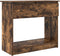 vidaXL - Wandtafel - met - lades - gerookt - eikenkleurig - 85,5x38,5x74,5 - cm