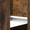 vidaXL - Wandtafel - met - lades - gerookt - eikenkleurig - 85,5x38,5x74,5 - cm