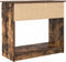 vidaXL - Wandtafel - met - lades - gerookt - eikenkleurig - 85,5x38,5x74,5 - cm