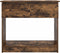 vidaXL - Wandtafel - met - lades - gerookt - eikenkleurig - 85,5x38,5x74,5 - cm