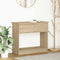 vidaXL - Wandtafel - met - lades - sonoma - 85,5x38,5x74,5 - cm - eikenkleurig