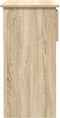 vidaXL - Wandtafel - met - lades - sonoma - 85,5x38,5x74,5 - cm - eikenkleurig