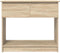 vidaXL - Wandtafel - met - lades - sonoma - 85,5x38,5x74,5 - cm - eikenkleurig