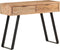 vidaXL - Wandtafel - met - natuurlijke - rand - 100x35x76 - cm - massief - acaciahout