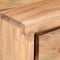 vidaXL - Wandtafel - met - natuurlijke - rand - 100x35x76 - cm - massief - acaciahout