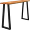 vidaXL - Wandtafel - met - natuurlijke - rand - 140x40x80 - cm - massief - acaciahout