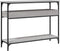 vidaXL - Wandtafel - met - schap - 100x29x75 - cm - bewerkt - hout - grijs - sonoma